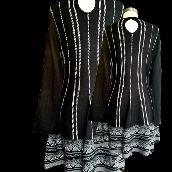 Onehart brand, dress, black, babydoll, Acrylic - Picture 3 of 5